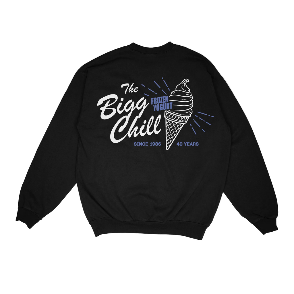 Ice Cream Cone Crewneck (Black) PRE-ORDER