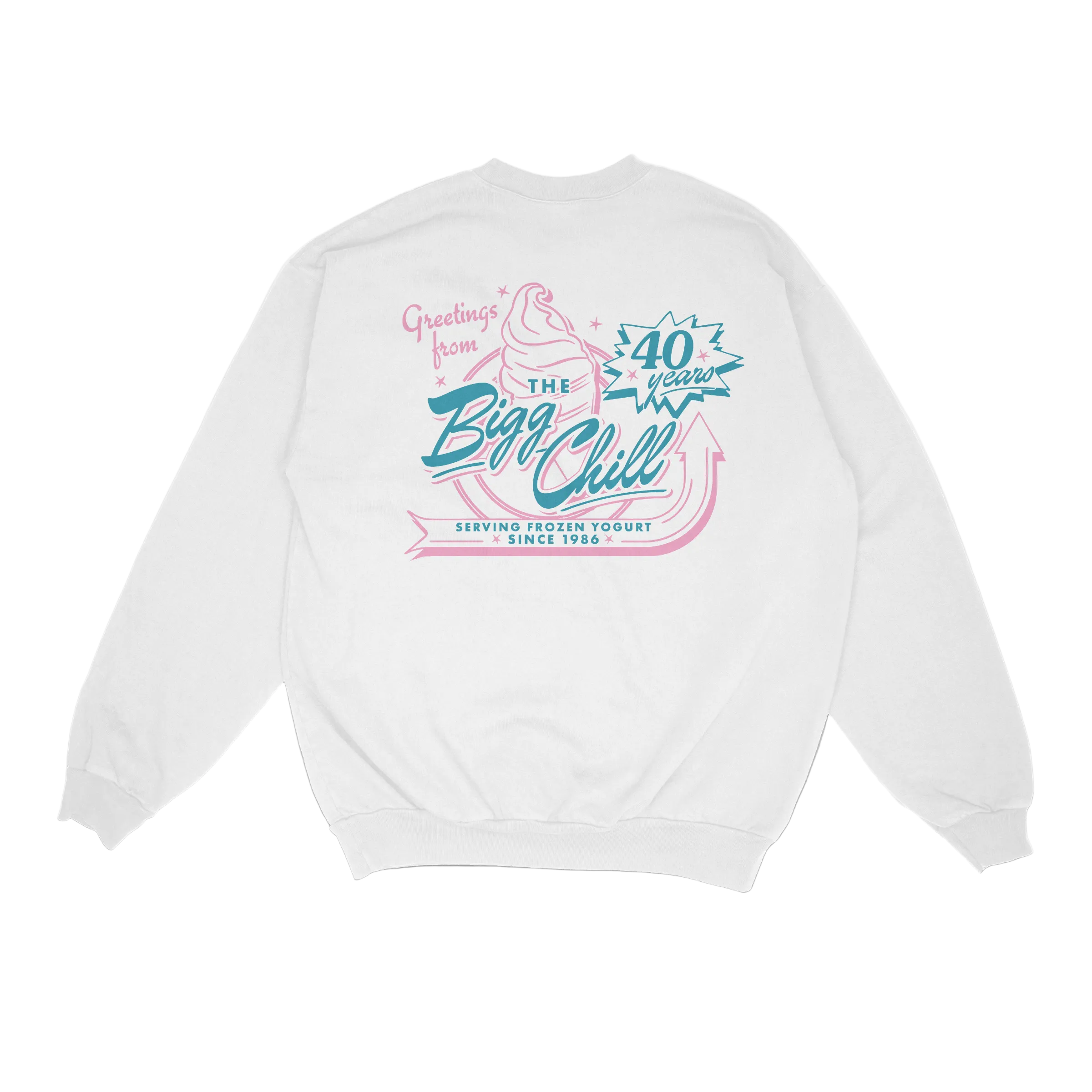 40th Anniversary Crewneck (White) "Limited Edition" PRE-ORDER